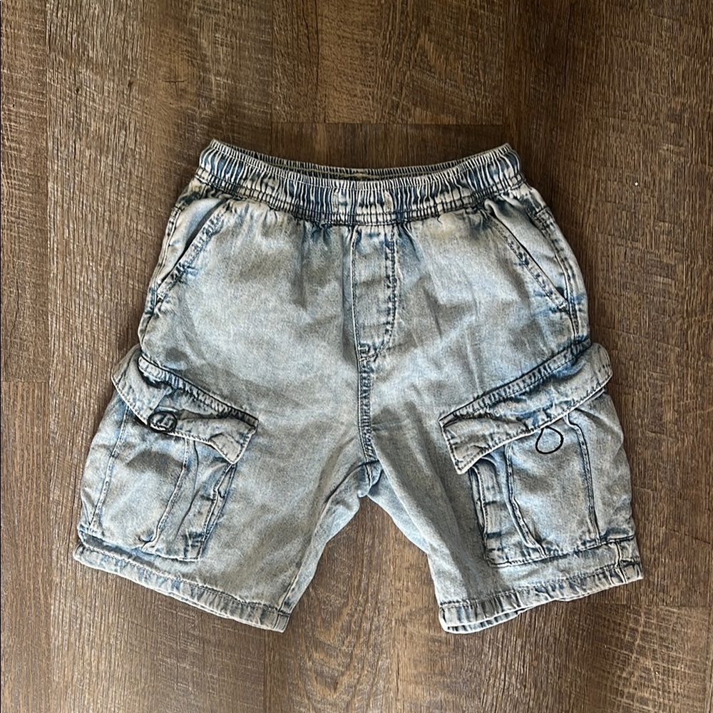 Zara  Denim Cargo Shorts